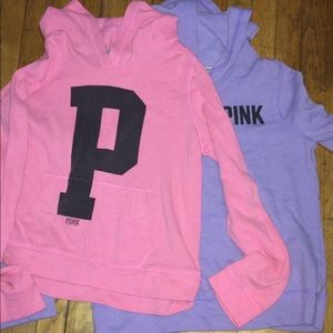 pink (vs) hoodies